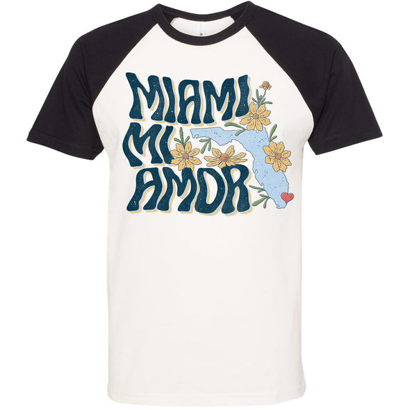 Miami mi Amor Florida Raglan Tee