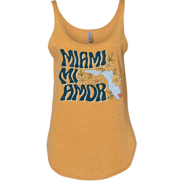 Miami mi Amor Florida Side Slit Tank