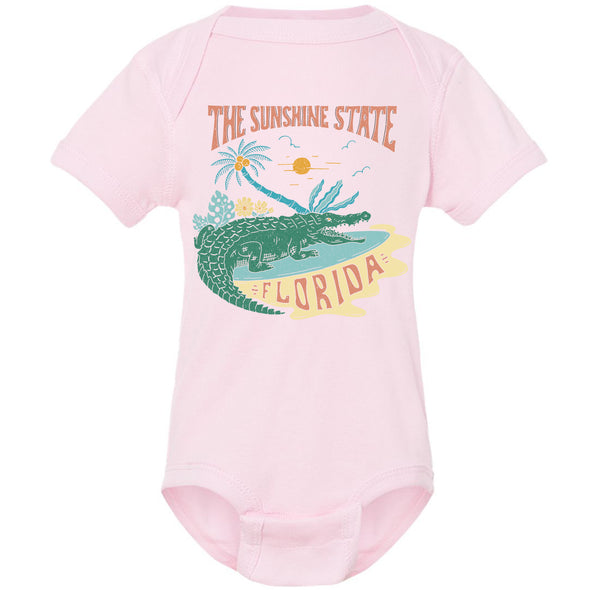 The Sunshine State Florida Baby Onesie