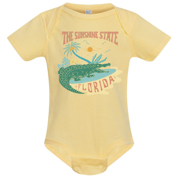 The Sunshine State Florida Baby Onesie