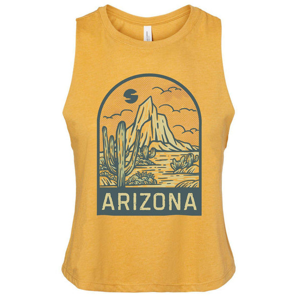 Arizona Desert Crop Tank-CA LIMITED