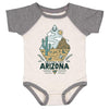 Arizona Diamond Baseball Baby Onesie-CA LIMITED