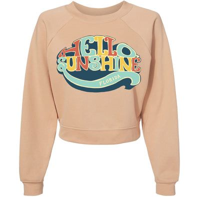 Hello Sunshine Florida Raglan Sweater