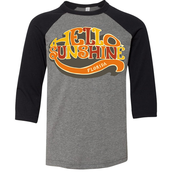 Hello Sunshine Florida Youth Baseball Tee