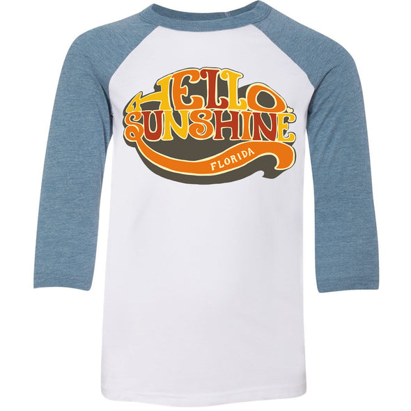 Hello Sunshine Florida Youth Baseball Tee