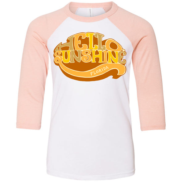 Hello Sunshine Florida Youth Baseball Tee