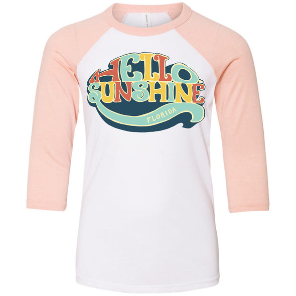 Hello Sunshine Florida Youth Baseball Tee