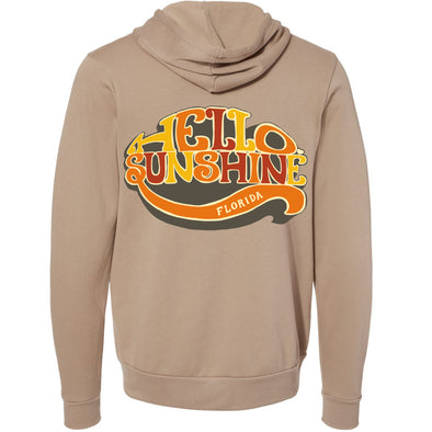 Hello Sunshine Florida Zipper Hoodie