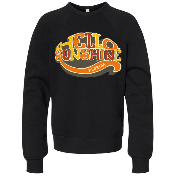 Hello Sunshine Florida Raglan Youth Sweater