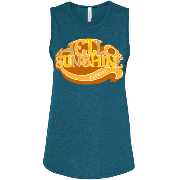 Hello Sunshine Florida Muscle Tank