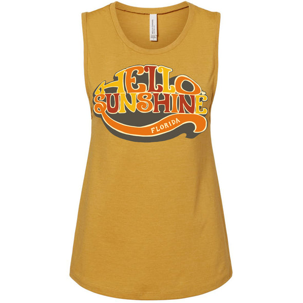 Hello Sunshine Florida Muscle Tank