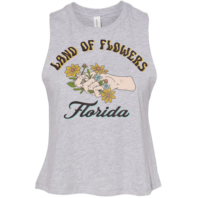 Land of Flowers Florida Cropped Tank