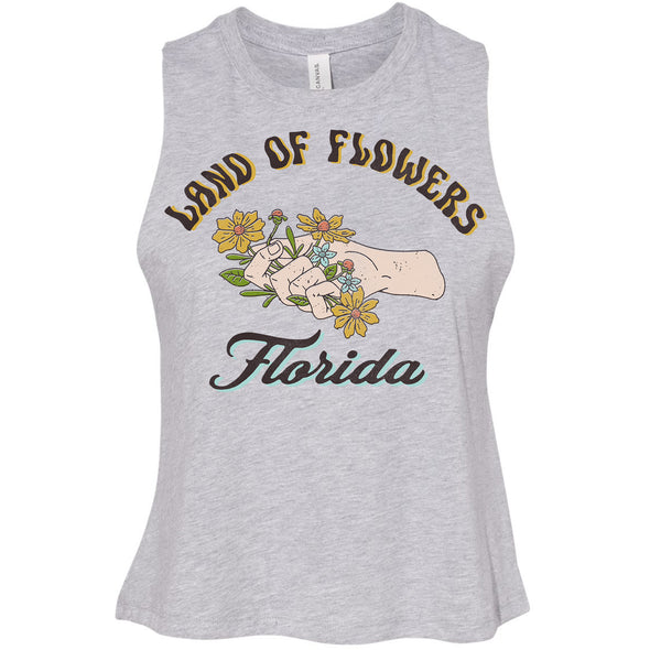 Land of Flowers Florida Cropped Tank