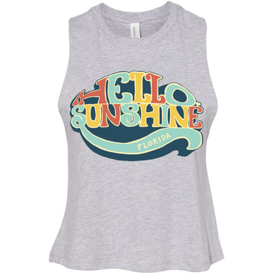 Hello Sunshine Florida Cropped Tank