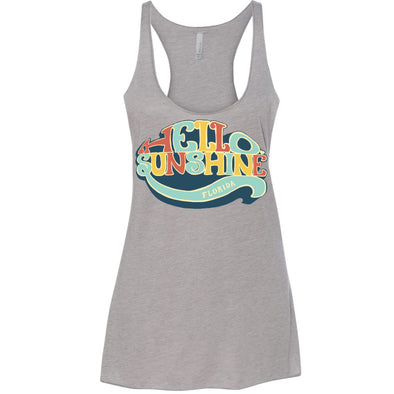 Hello Sunshine Florida Racerback Tank