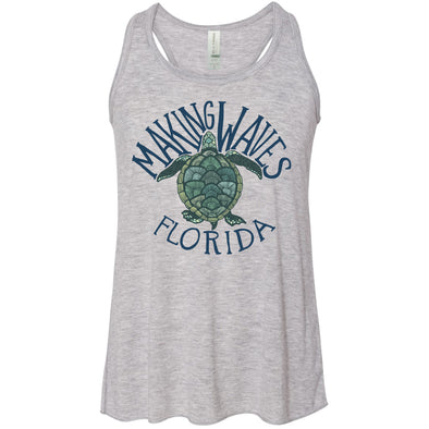 Sea Turtle Florida Youth Flowy Tank