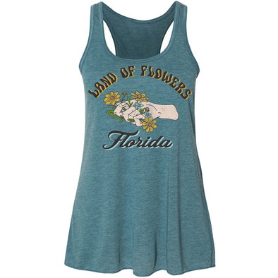 Land of Flowers Florida Flowy Tank