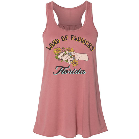 Land of Flowers Florida Flowy Tank