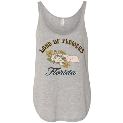 Land of Flowers Florida Side Slit Tank