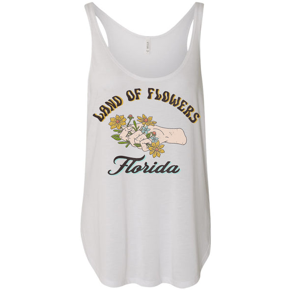 Land of Flowers Florida Side Slit Tank