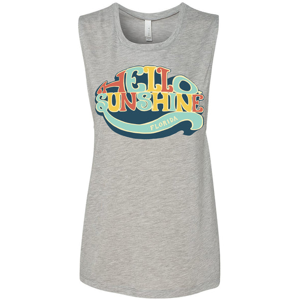 Hello Sunshine Florida Muscle Tank