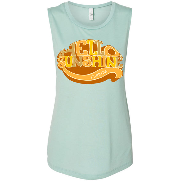 Hello Sunshine Florida Muscle Tank