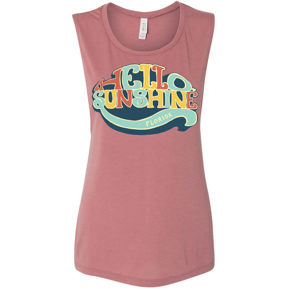 Hello Sunshine Florida Muscle Tank