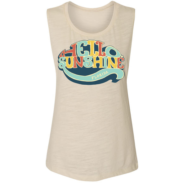 Hello Sunshine Florida Muscle Tank