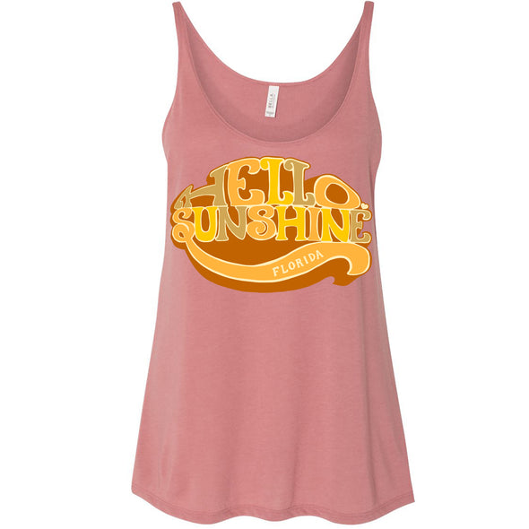 Hello Sunshine Florida Flowy Tank