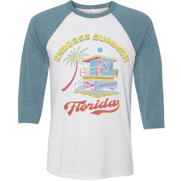 Endless Summer Florida Baseball Tee