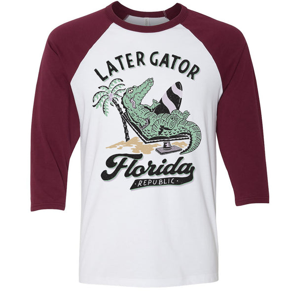 Later Gator Florida Baseball Tee