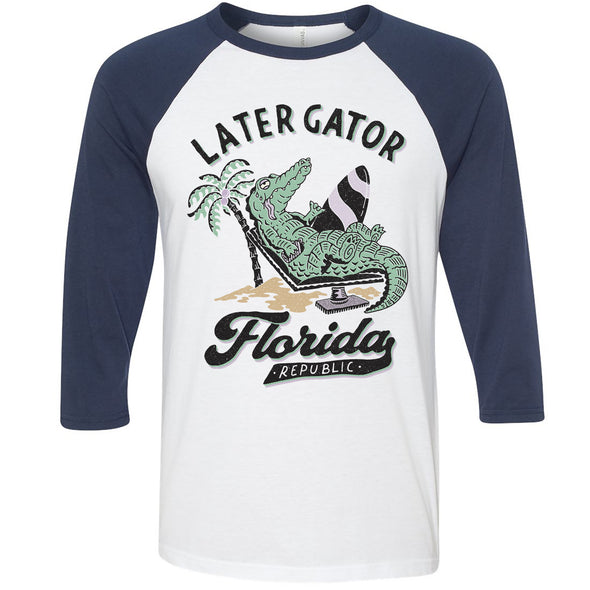 Later Gator Florida Baseball Tee