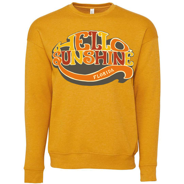 Hello Sunshine Florida Drop Shoulder Sweater