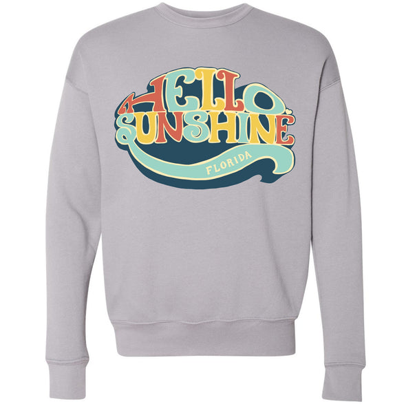 Hello Sunshine Florida Drop Shoulder Sweater