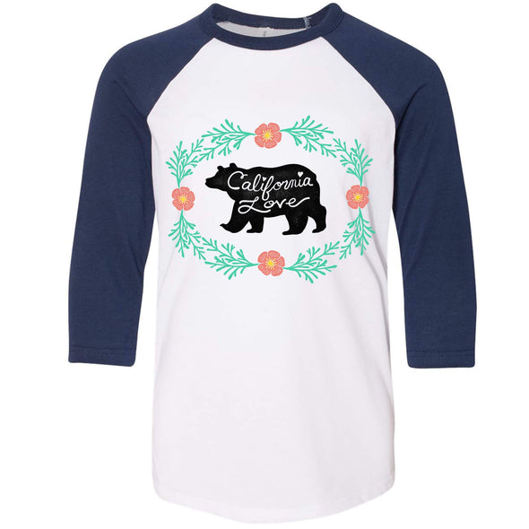 Bear CA Love Youth Baseball Tee-CA LIMITED