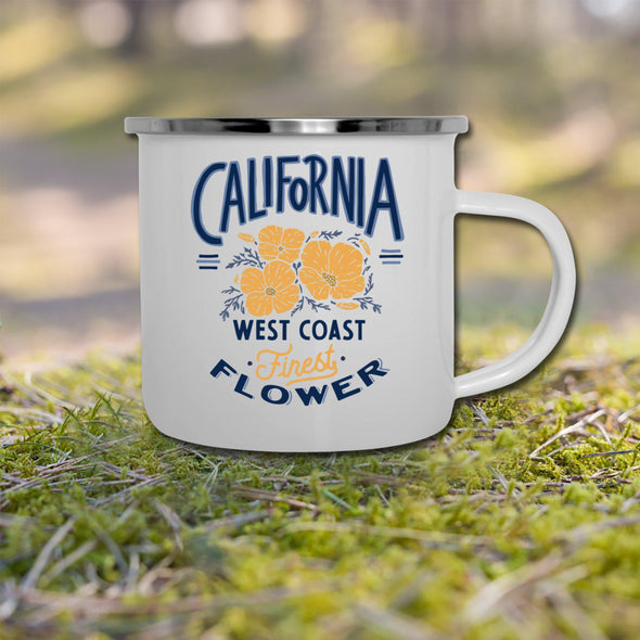 CA Finest Poppies Blue Camper Mug-CA LIMITED