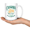 CA Finest Poppies Green Ceramic Mug-CA LIMITED