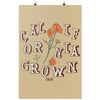 CA Grown Poppies Cream Poster-CA LIMITED