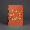 CA Grown Poppies Orange Spiral Notebook-CA LIMITED