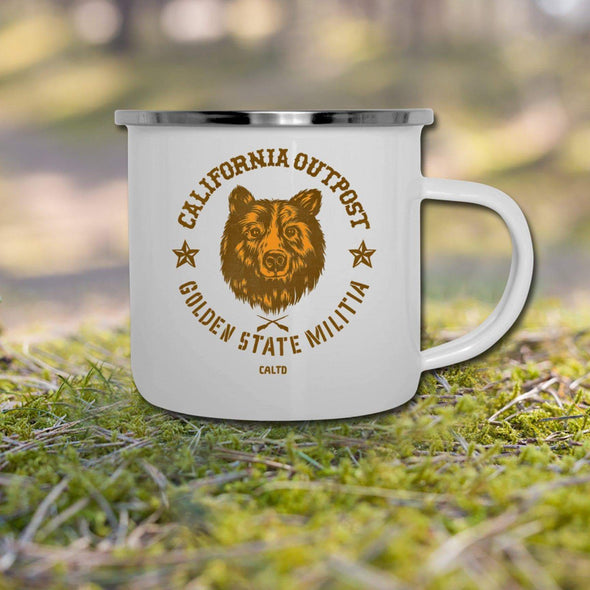 CA Outpost Bronze and Yellow Camper Mug-CA LIMITED