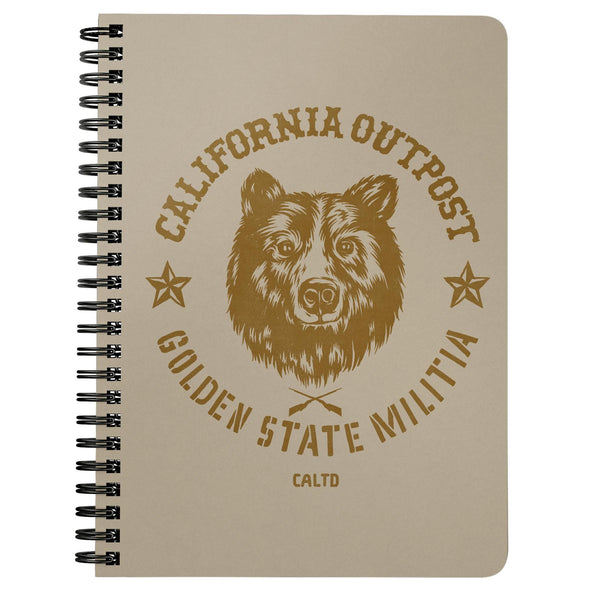 CA Outpost Cream Spiral Notebook-CA LIMITED