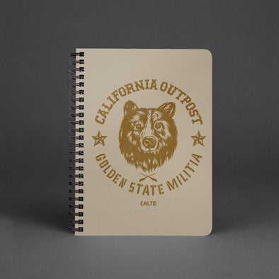 CA Outpost Cream Spiral Notebook-CA LIMITED