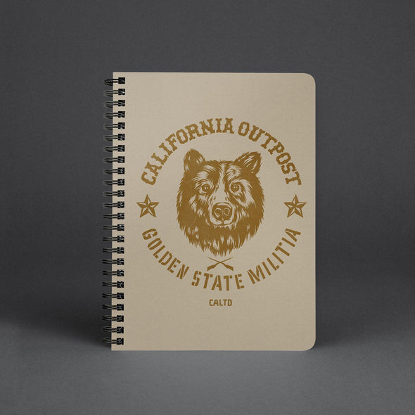 CA Outpost Cream Spiral Notebook-CA LIMITED
