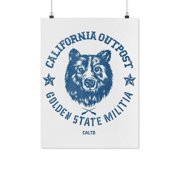 CA Outpost White Poster-CA LIMITED