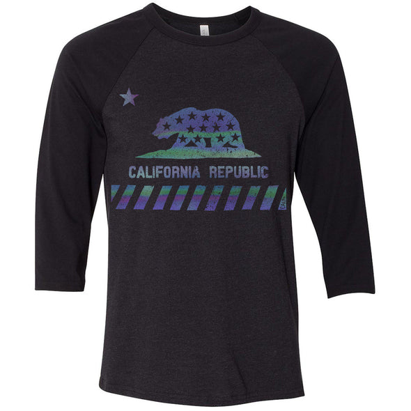 CA Star Flag Baseball Tee-CA LIMITED