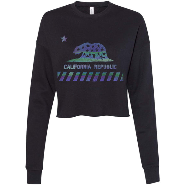 CA Star Flag Cropped Sweater-CA LIMITED