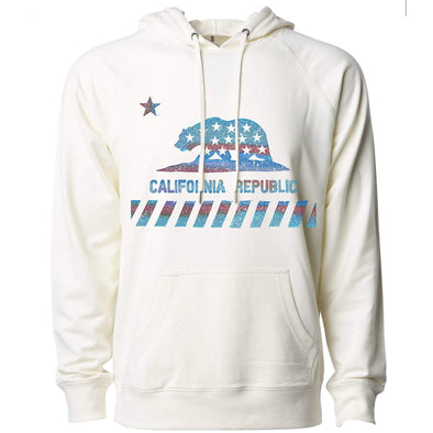 CA Star Flag Raglan Hoodie-CA LIMITED