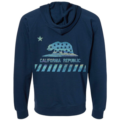 CA Star Flag Zipper Hoodie-CA LIMITED