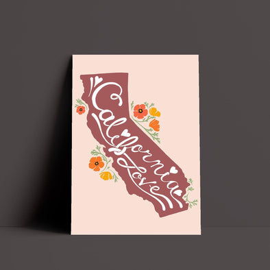 CA State Poppies Poster-CA LIMITED