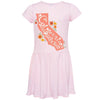 CA State With Poppies Toddlers Dress-CA LIMITED